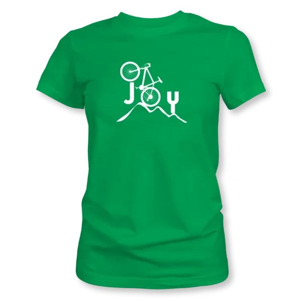 Joy Ladies Cycling T-Shirt Amazon Green - BikeMessenger