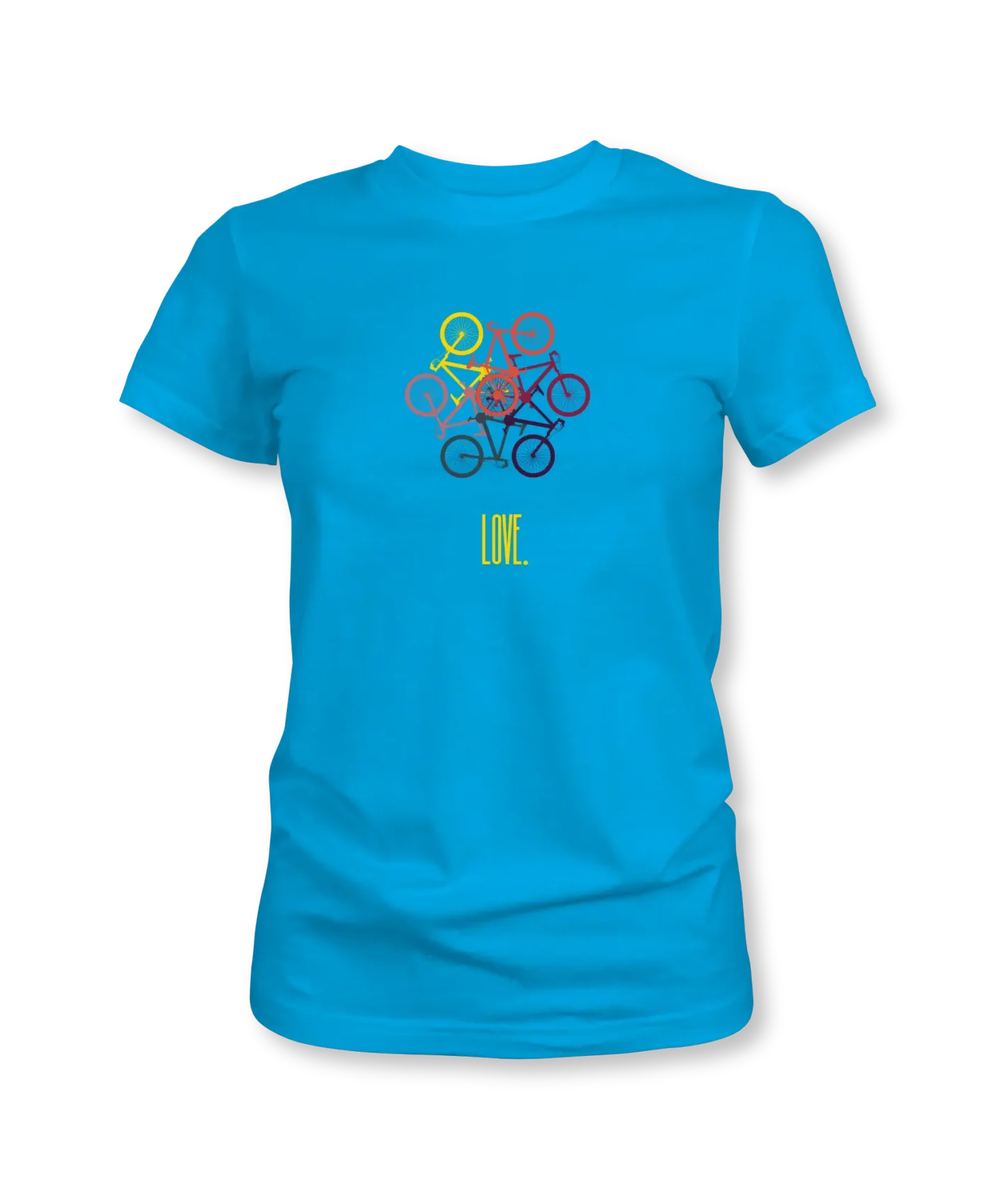 Bike Love Ladies Cycling T-Shirt South Africa - BikeMessenger