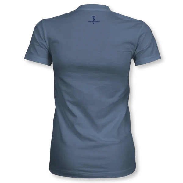 Blah-Blah-Blah Ladies Cycling T-Shirt Dusk Blue - BikeMessenger